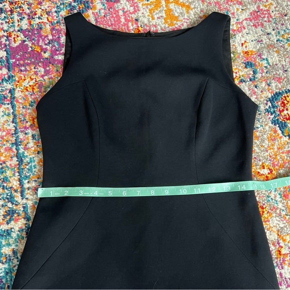 Milly Shift Dress Party Hot Pink Black Taffeta Tweed Detail US 4 Wool Blend - Picture 12 of 13